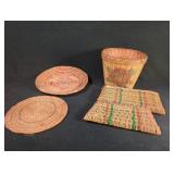 Native American Basketry Set