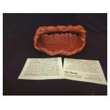 Hand-Carved Wooden Basket