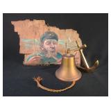 Sea Captain and Brass Bell Set