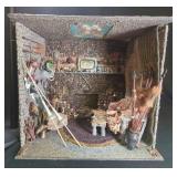 Miniature Medieval Room Diorama