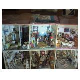 Furnished 6-Room Dollhouse