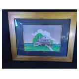 Watercolor Print of Seaside Home