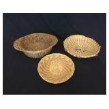 Handwoven Natural Fiber Baskets