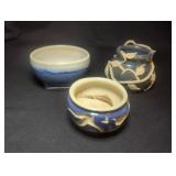 Handmade Pottery Bowls and Vase