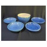 Five Handmade Pottery Pieces