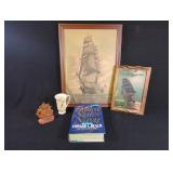 Navy Book, Art, and Collectibles Lot