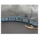 Beaded Leather Strap or Belt