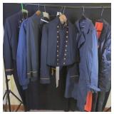 Naval Uniforms and Rain Coats