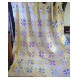 Handmade Yankee Patchwork Star Quilt