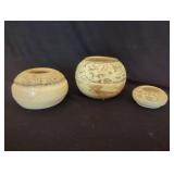 Three Signed Ceramic Bowls