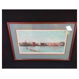 Portsmouth NH Waterfront Signed Print