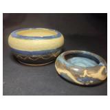 Handmade Pottery Bowls, Signed