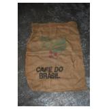 Large Burlap Coffee Bean Bag