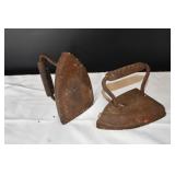Pair of Cast Iron Sad Irons