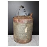 Vtg Metal Fuel Can