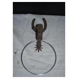 Western Rustic Look Hand Towel Hodler