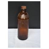 Vtg Clorox Brown Glass Bottle