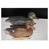 Pair of Plastic Duck Decoys