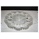Clear Glass Deviled Egg Plate