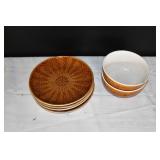 Set of 4 Dinner Plates & 2 Bowls