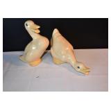 Pair of Ceramic Duck Figures