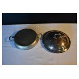 Pair of Vtg Silver Lids