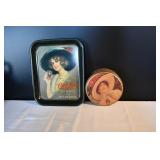 Coca Cola Tray and Tin