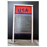 Vtg Glass Wash Board