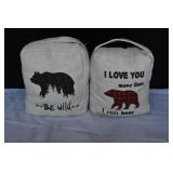 Pair of Canvas Door Stoppers