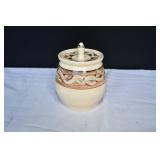 Hand Crafted Pottery Lided Jar