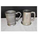 Pair of Pewter Mugs
