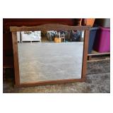 Solid Wood Wall Mirror