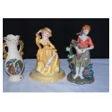 Vtg Ceramic Figurine Lot