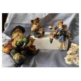 Boyd's bear Figurines Featuring Santa and Angels