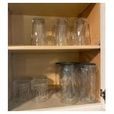 Cabinet of Miscellaneous Glassware