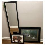 Framed Prints and Full-Length Mirror