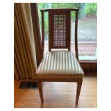 Wood Chair With Cane Backrest