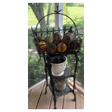 Cast Iron Stand With Basket