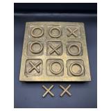 Bristol Brass Tic-Tac-Toe Set
