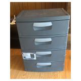 Sterilite 4-Drawer Storage Unit