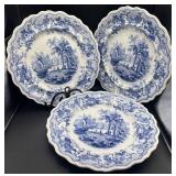 Antique Mayer Oriental Scenery Plates
