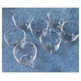 Vtg Federal Glass 7 pc Tea Cups