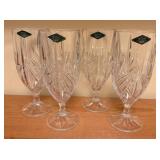 4 Milano Crystal Goblets
