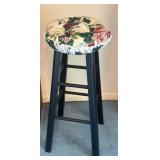 Wooden Bar Stool With Cushion