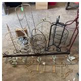 Iron Planters and Decor