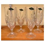 4 Shannon Crystal Goblets