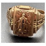 10K Menï¿½s Signet Ring