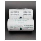 (2) Rolls of Restricted 2002 Ohio Resident Quarter
