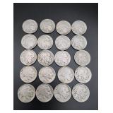 (20) 1936 Buffalo Nickels