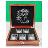 2013 US American Silver Eagle 5 Coin Set